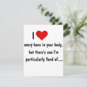 Carte Saint Valentin pour petit ami Anniversaire A (Debout devant)