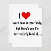 Carte Saint Valentin pour petit ami Anniversaire A (Devant / Derrière)