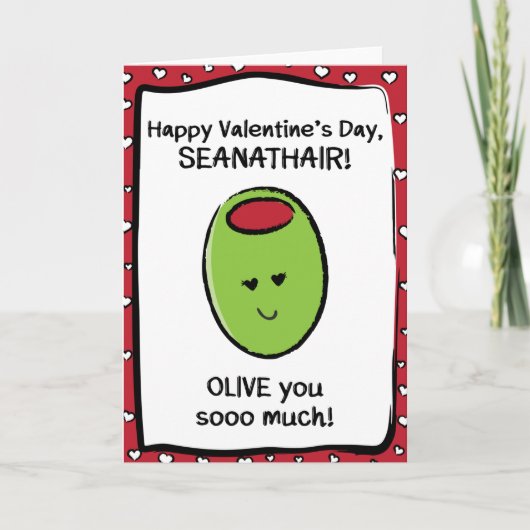 Carte Saint Valentin pour Seanathair (Devant)