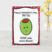 Carte Saint Valentin pour Tatte (Fleur jaune)