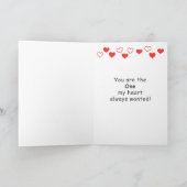 Carte Saint Valentin pour votre carte spéciale (Intérieur)