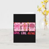 Carte Saint-Valentin préparé Amour chrétien comme Jésus  (Fleur jaune)