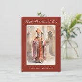 Carte Saint-Valentin Prière de poème religieux (Debout devant)