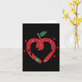 Carte Saint-Valentin Professeur Cœur Femmes Inspirant (Fleur jaune)