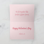 Carte Saint-Valentin puzzle (Intérieur)