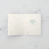 Carte Saint Valentin rétro pour enfants (Intérieur)