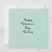 Carte Saint-Valentin romantique et drôle (Dos)