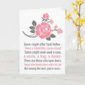 Carte Saint Valentin romantique poème d'amour pour amour (Fleur jaune)