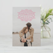 Carte Saint-Valentin - Rose (Debout devant)