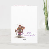 Carte Saint-Valentin Rose (Dos)
