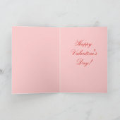 Carte Saint Valentin simple coeur rouge blanc rose (Intérieur)