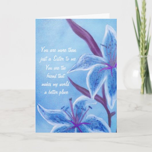 Carte Saint-Valentin soeur et amie (Devant)