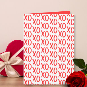 Carte Saint-Valentin Texte Personnalisé Câlins et Bisous