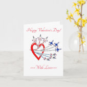 Carte Saint-Valentin Thunderbirds (Fleur jaune)