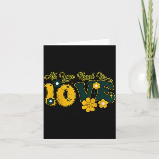 Carte Saint-Valentin Tout Ce Dont Vous Avez Besoin Est 1 (Devant)