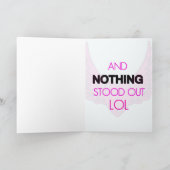 Carte Saint Valentin unique (Intérieur)