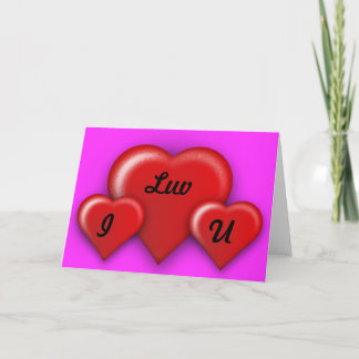 Carte Saint Valentin vide à l'intérieur