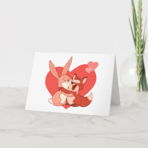Carte Saint-Valentin (vide à l'intérieur)