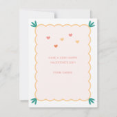 Carte Saint Valentin "Wild For You" (Dos)