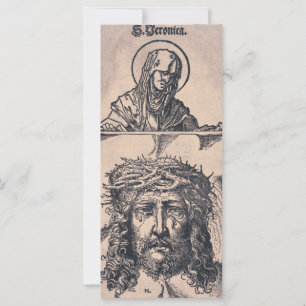 Carte Saint Veronica avec la Vernicle de Hans Burgkmair
