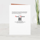 Carte Saint-Veronica de Jérusalem (JM 60) Salutation bla (Dos)