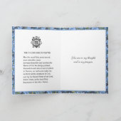 Carte Saint-Veronica Saint-visage religieux de Jésus Flo (Intérieur)