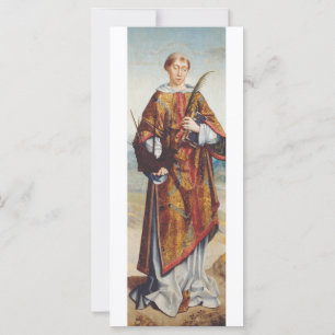 Carte Saint Vincent de Saragosse Martyr Beaux-Arts