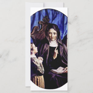 Carte Sainte Angèle Merici Patronne des éducateurs et