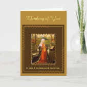 Carte Sainte Anne et Immaculée Conception Mary (Devant)