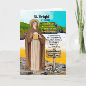 Carte Sainte Brigitte d'Irlande et son lac de bière (Devant)