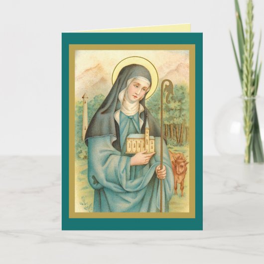 Carte Sainte Brigitte d'Irlande (M 014) (Devant)