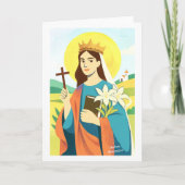 Carte Sainte Catherine de Sienne (Devant)
