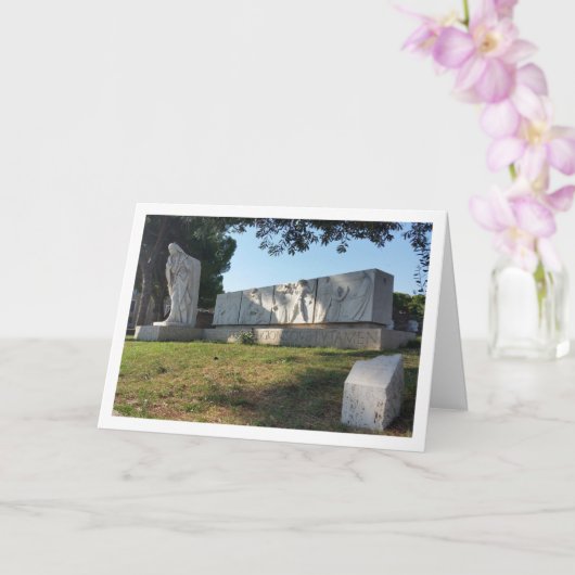 Carte Sainte Catherine de Sienne, Castel sant'Ange, Rome (Orchidée)