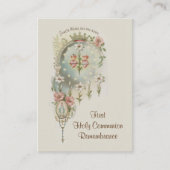 Carte Sainte catholique pour la première sainte co (Devant)