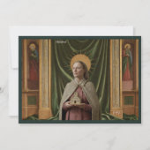 Carte Sainte Catholique | Sainte Mildred de Thanet (Devant)