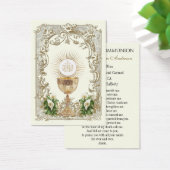 Carte Sainte de Communion de Garçon Catholique de (Bureau)
