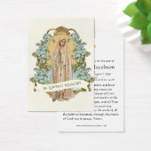 Carte Sainte de la Vierge Marie funéraire (Bureau)