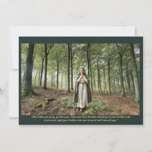 Carte Sainte de l'Art Catholique Alena dans la F