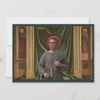Carte Sainte de l'Art Catholique | Saint Eulogius