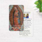 Carte Sainte de l'espagnol catholique Marie funéra (Bureau)