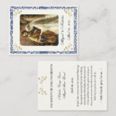 Carte Sainte de Mariage Catholique (Devant / Derrière)