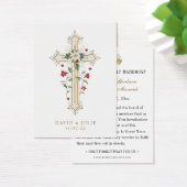Carte Sainte de prière catholique de Noël de maria (Bureau)
