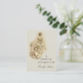 Carte sainte de prière de bouquet spirituel de (Debout devant)