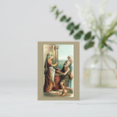 Carte sainte de prière de Novena de Vierge de St (Debout devant)