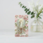 Carte sainte de prière pascale religieuse de (Debout devant)