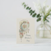 Carte sainte de souvenir du jour de mère de Vierge (Debout devant)