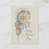 Carte sainte de souvenir du jour de mère de Vierge (Devant)