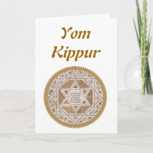 Carte sainte de Yom Kippour Tanakh