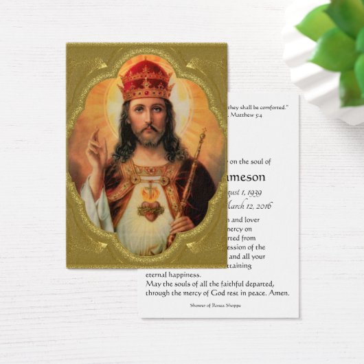 Carte Sainte du Christ King (Bureau)