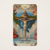 Carte Sainte du Mémorial catholique de Jésus (Devant)